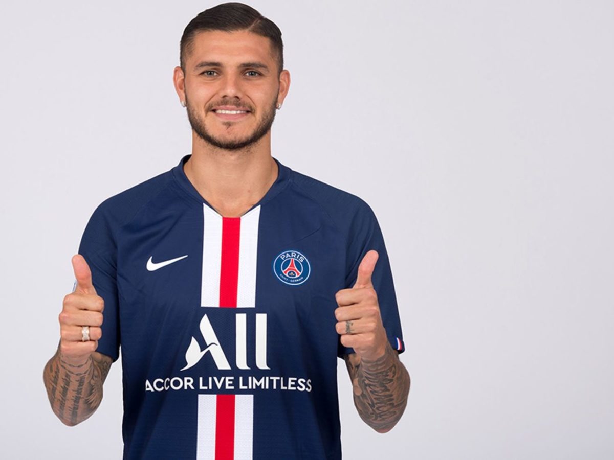 Flocage Officiel PSG Icardi 18 Junior Ucl Third 2019/2020