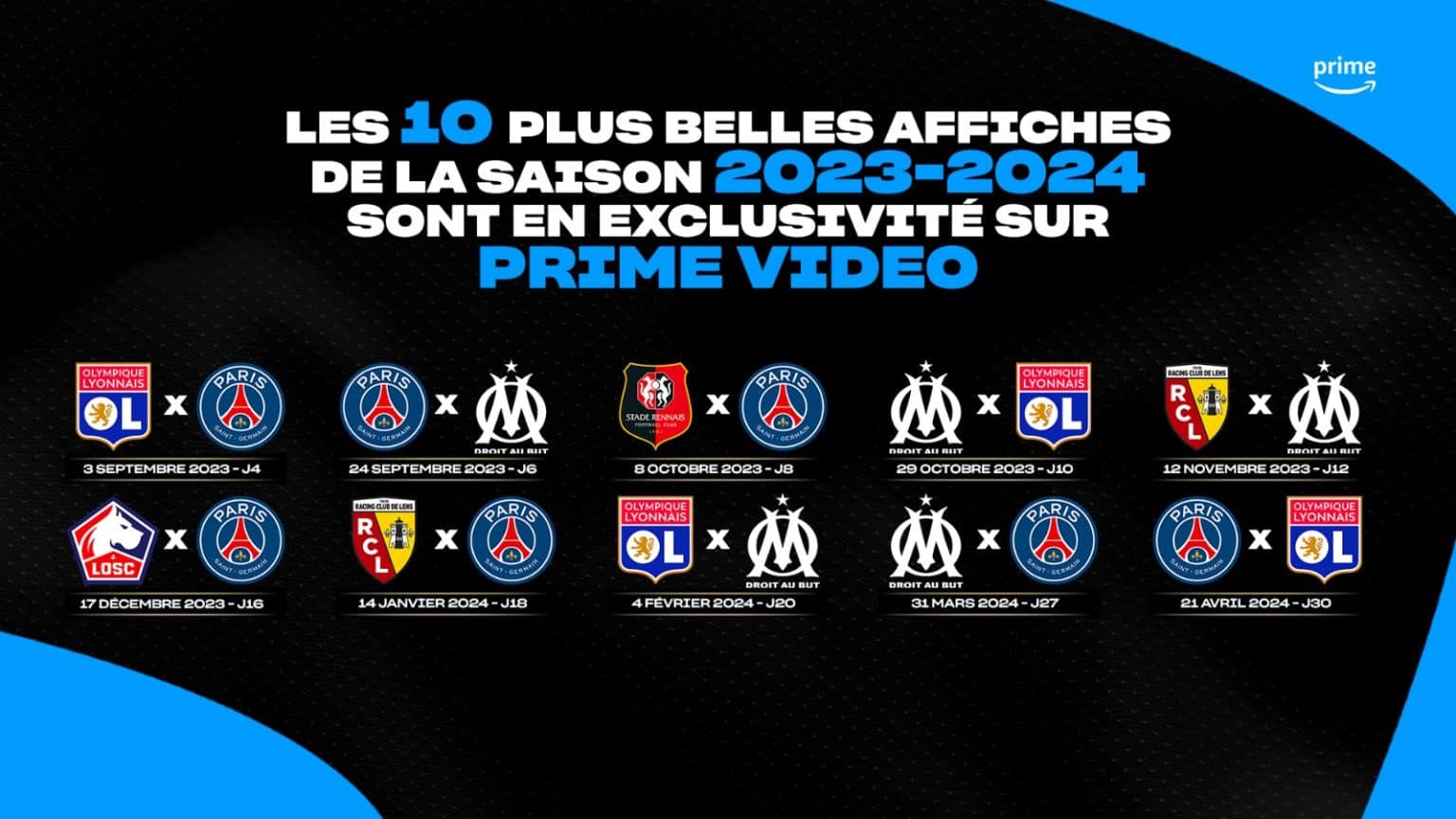 Les 10 plus belles affiches de la saison 20232024 de Ligue 1 seront en